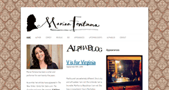 Desktop Screenshot of marianfontana.com